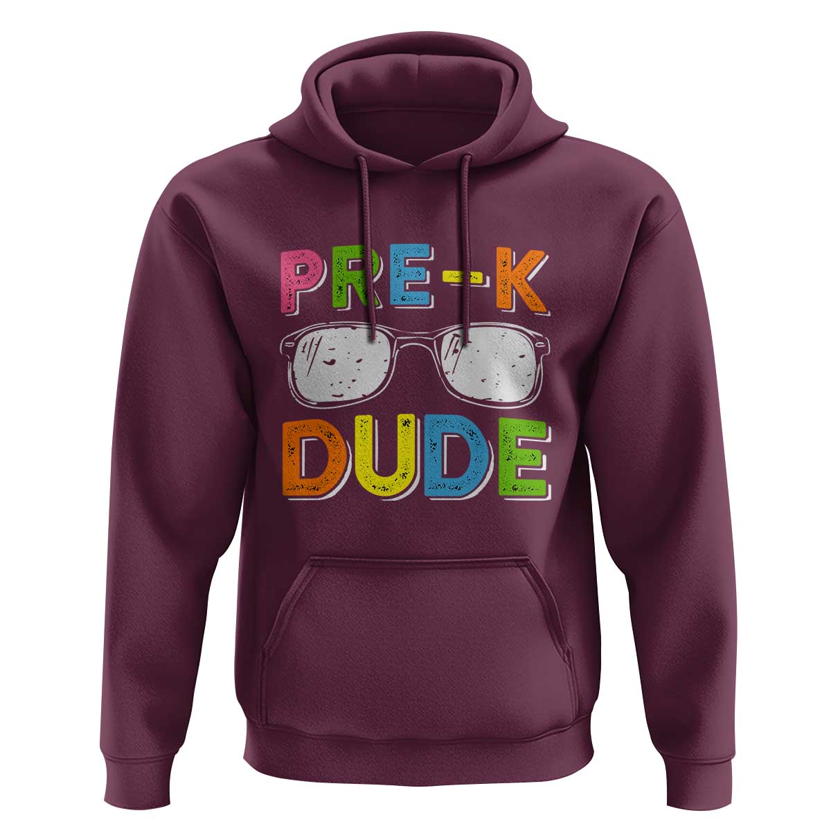 Pre-K Dude Hoodie First Day Of School Glasses Nerd - Wonder Print Shop