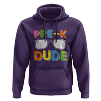 Pre-K Dude Hoodie First Day Of School Glasses Nerd - Wonder Print Shop