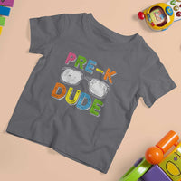 Pre-K Dude T Shirt For Kid First Day Of School Glasses Nerd - Wonder Print Shop