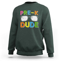 Pre-K Dude Sweatshirt First Day Of School Glasses Nerd - Wonder Print Shop