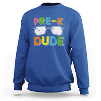 Pre-K Dude Sweatshirt First Day Of School Glasses Nerd - Wonder Print Shop