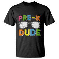 Pre-K Dude T Shirt First Day Of School Glasses Nerd - Wonder Print Shop