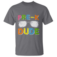 Pre-K Dude T Shirt First Day Of School Glasses Nerd - Wonder Print Shop