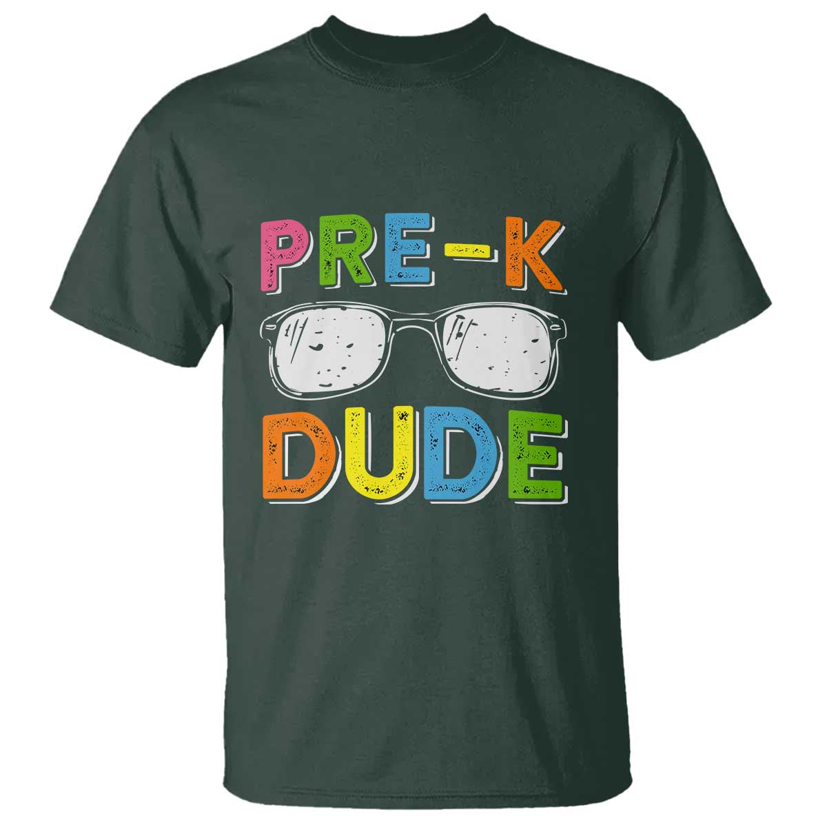 Pre-K Dude T Shirt First Day Of School Glasses Nerd - Wonder Print Shop