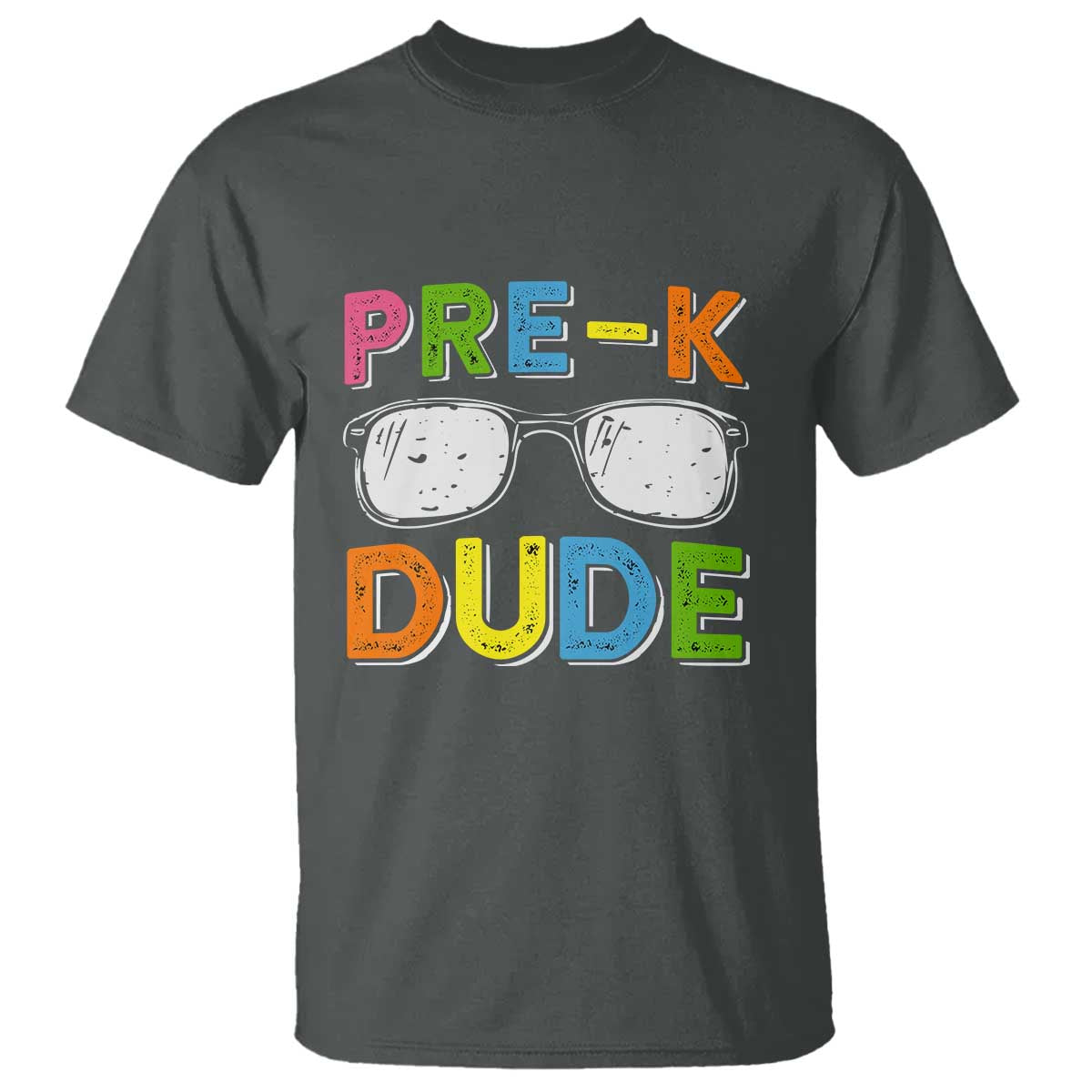 Pre-K Dude T Shirt First Day Of School Glasses Nerd - Wonder Print Shop