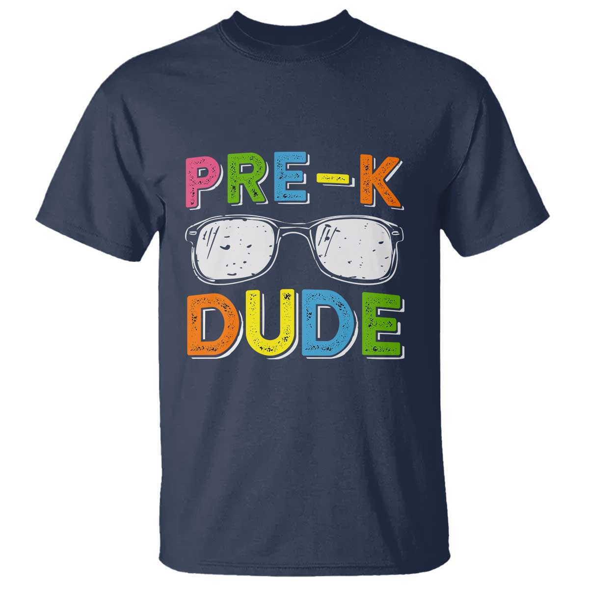 Pre-K Dude T Shirt First Day Of School Glasses Nerd - Wonder Print Shop