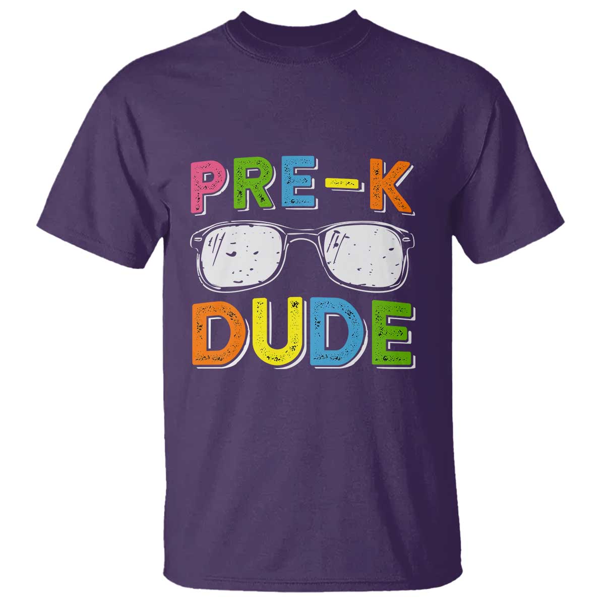 Pre-K Dude T Shirt First Day Of School Glasses Nerd - Wonder Print Shop