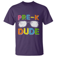Pre-K Dude T Shirt First Day Of School Glasses Nerd - Wonder Print Shop