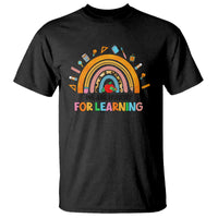 We Are Hungry For Learning T Shirt Back To School Rainbow Caterpillar Apple - Wonder Print Shop