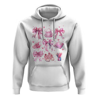Coquette School Hoodie Pink Bow Heart Backpack Note Tape Pencil - Wonder Print Shop