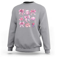 Coquette School Sweatshirt Pink Bow Heart Backpack Note Tape Pencil - Wonder Print Shop