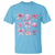 Coquette School T Shirt Pink Bow Heart Backpack Note Tape Pencil - Wonder Print Shop