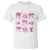 Coquette School T Shirt Pink Bow Heart Backpack Note Tape Pencil - Wonder Print Shop