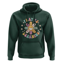 Play Is Learning Hoodie Teachers Inspirational Retro Groovy Daisy - Wonder Print Shop