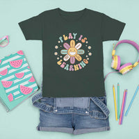 Play Is Learning T Shirt For Kid Teachers Inspirational Retro Groovy Daisy - Wonder Print Shop
