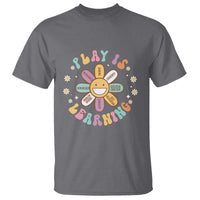 Play Is Learning T Shirt Teachers Inspirational Retro Groovy Daisy - Wonder Print Shop