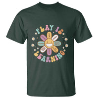 Play Is Learning T Shirt Teachers Inspirational Retro Groovy Daisy - Wonder Print Shop