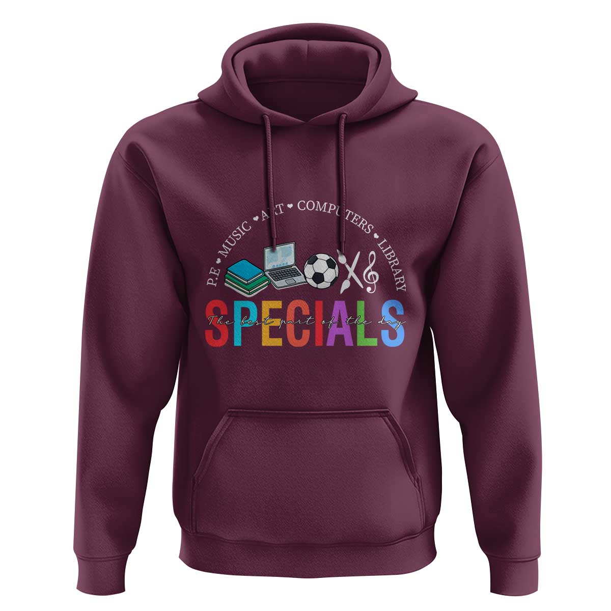 Special Teacher Hoodie School Subjects The Best Part Of The Day - Wonder Print Shop