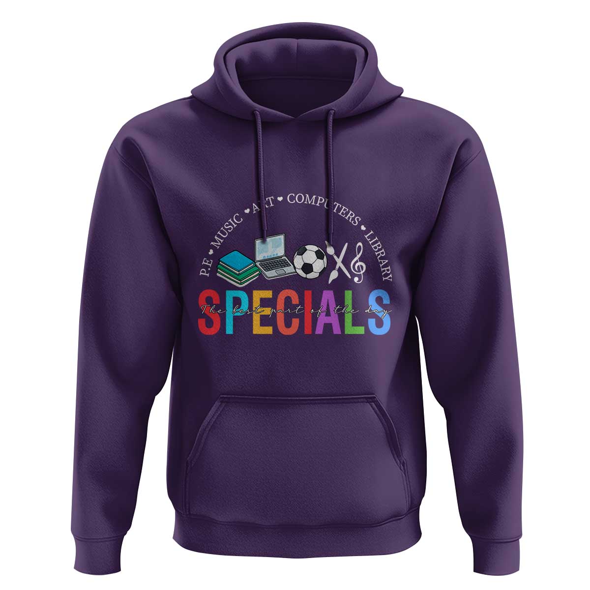 Special Teacher Hoodie School Subjects The Best Part Of The Day - Wonder Print Shop