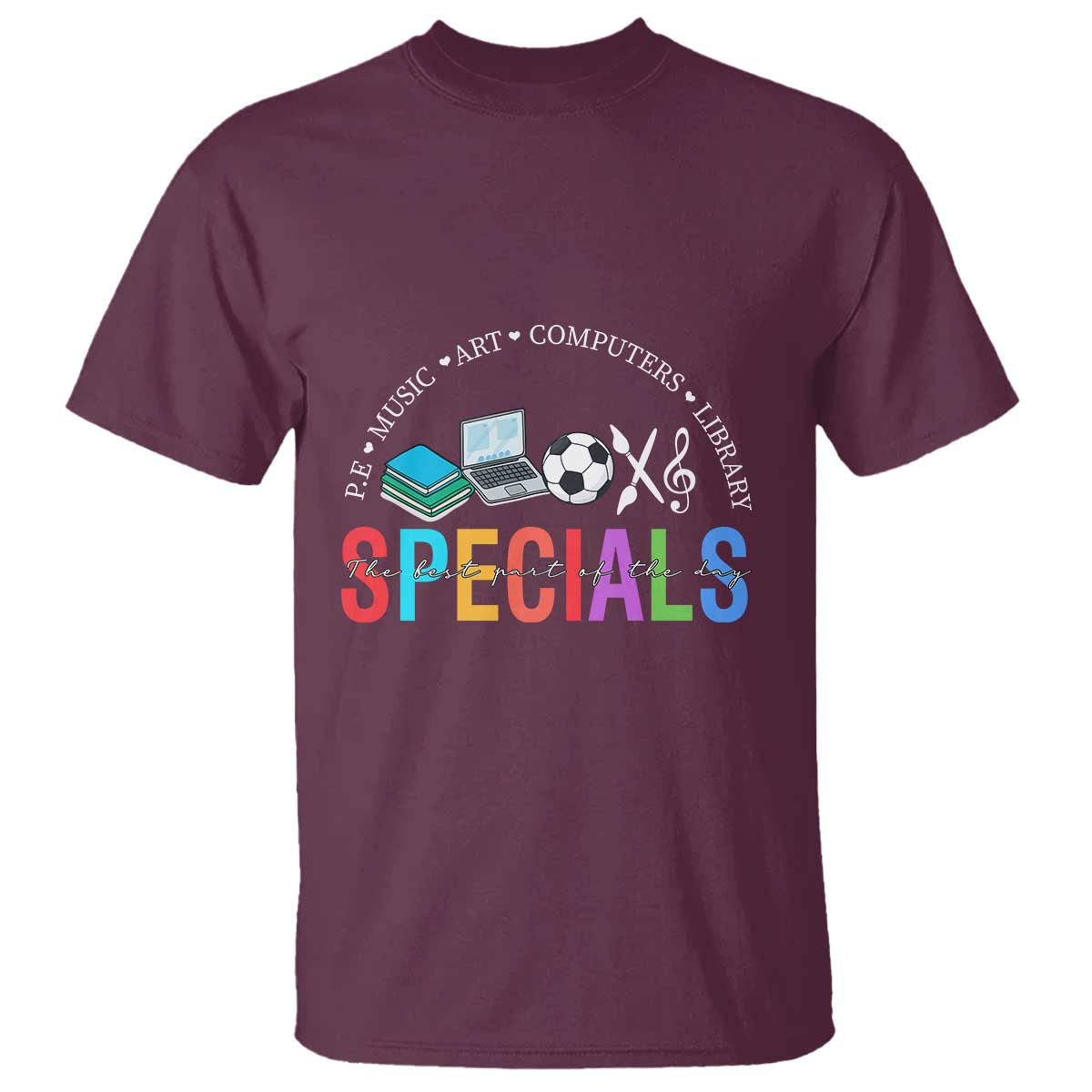 Special Teacher T Shirt School Subjects The Best Part Of The Day - Wonder Print Shop
