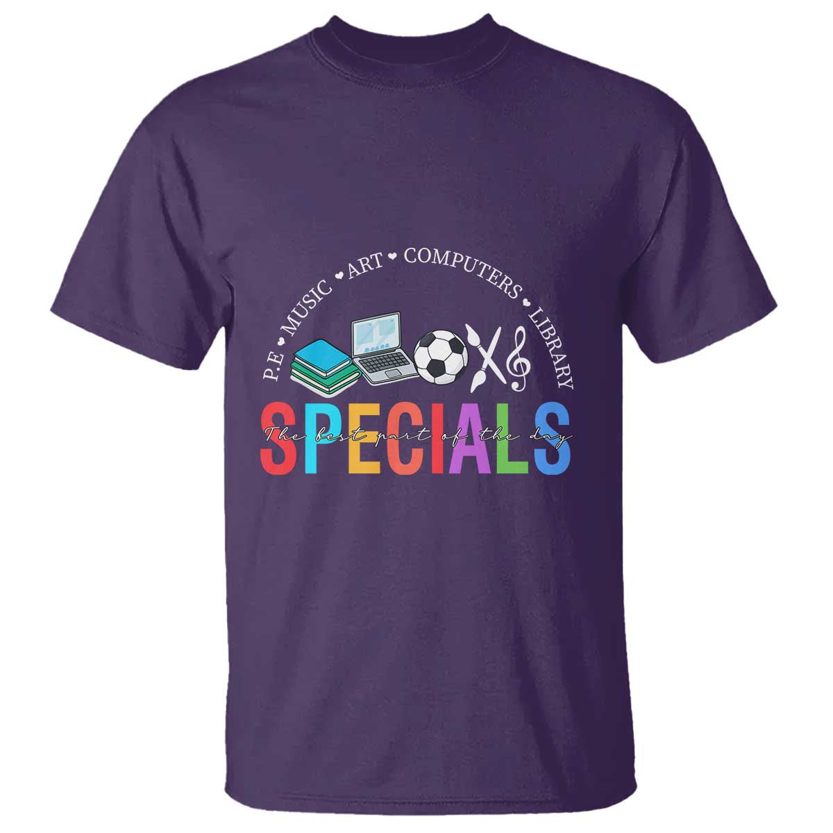 Special Teacher T Shirt School Subjects The Best Part Of The Day - Wonder Print Shop