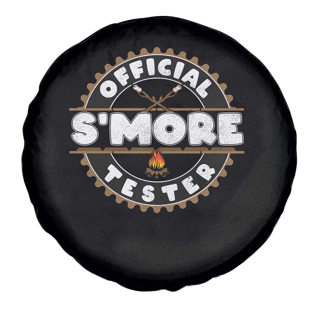 Funny Official Smores Tester Spare Tire Cover Camping Chocolate Marshmallow
