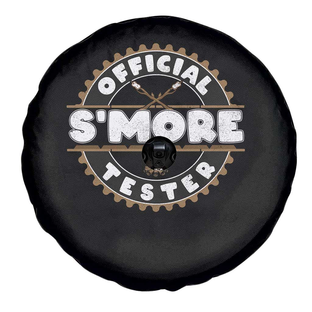Funny Official Smores Tester Spare Tire Cover Camping Chocolate Marshmallow