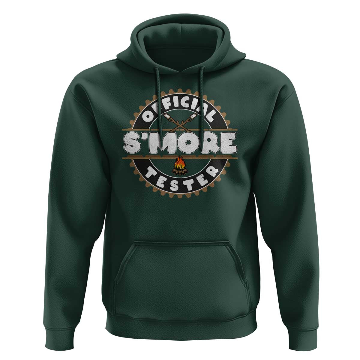 Funny Official Smores Tester Hoodie Camping Chocolate Marshmallow - Wonder Print Shop