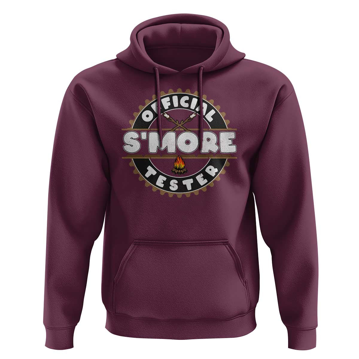 Funny Official Smores Tester Hoodie Camping Chocolate Marshmallow - Wonder Print Shop