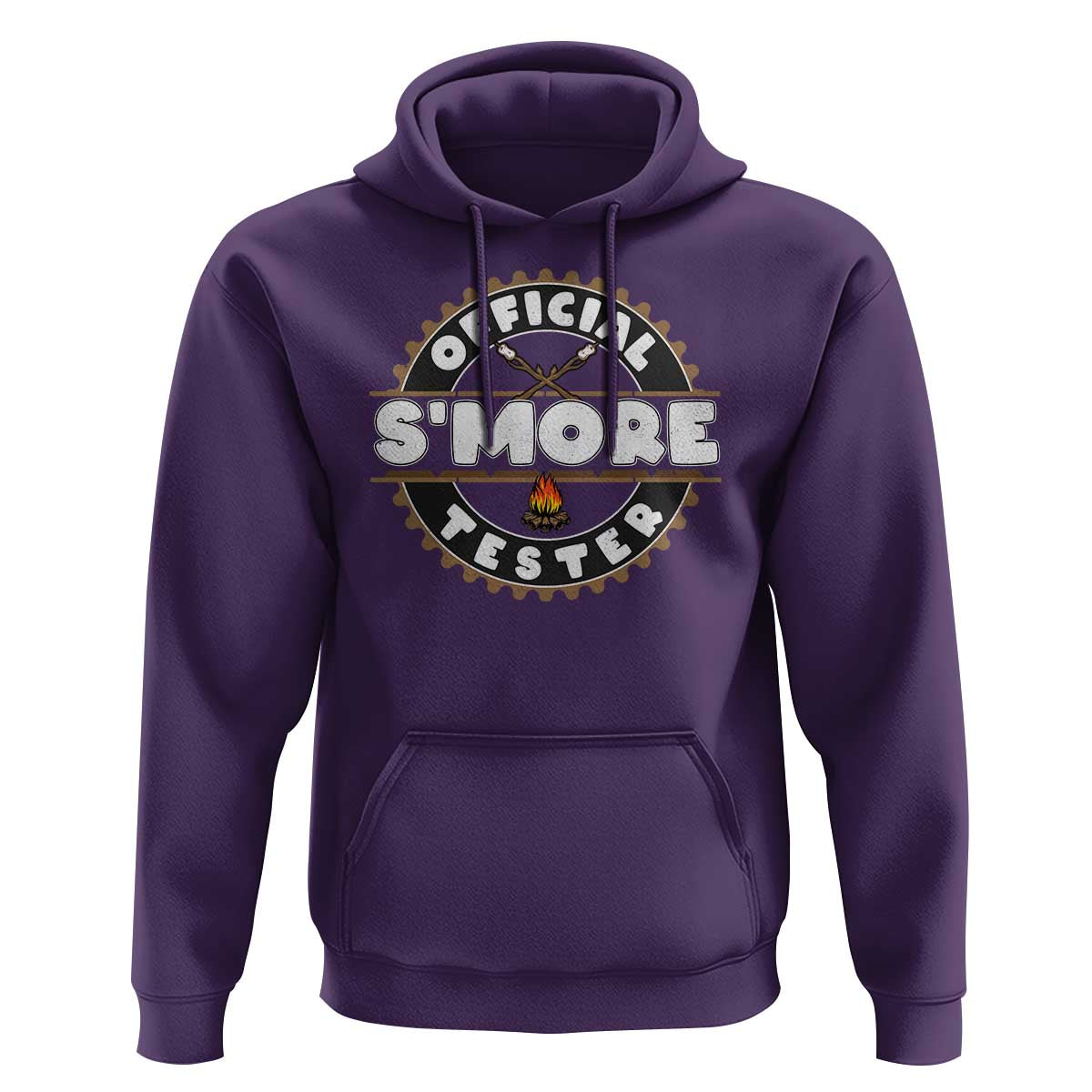 Funny Official Smores Tester Hoodie Camping Chocolate Marshmallow - Wonder Print Shop