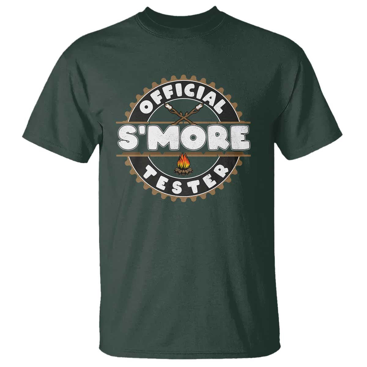 Funny Official Smores Tester T Shirt Camping Chocolate Marshmallow - Wonder Print Shop