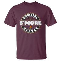 Funny Official Smores Tester T Shirt Camping Chocolate Marshmallow - Wonder Print Shop