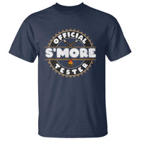 Funny Official Smores Tester T Shirt Camping Chocolate Marshmallow - Wonder Print Shop