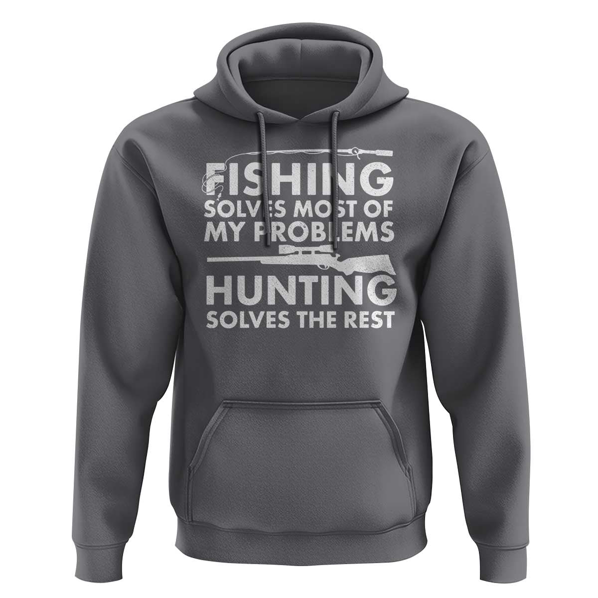 Funny Hunter Hoodie Fishing And Hunting Father's Day - Wonder Print Shop