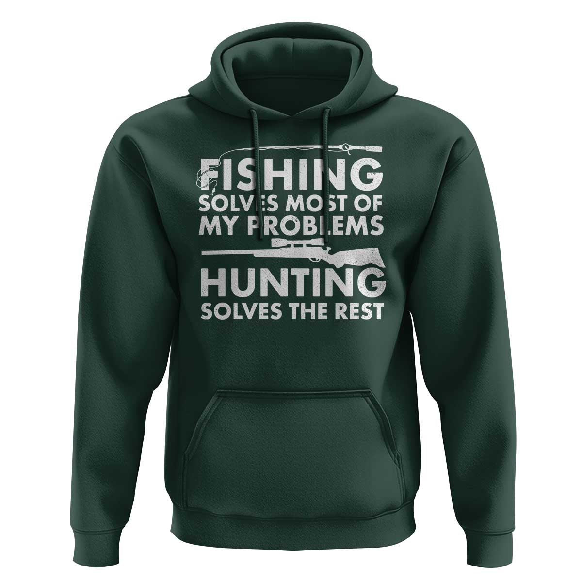Funny Hunter Hoodie Fishing And Hunting Father's Day - Wonder Print Shop