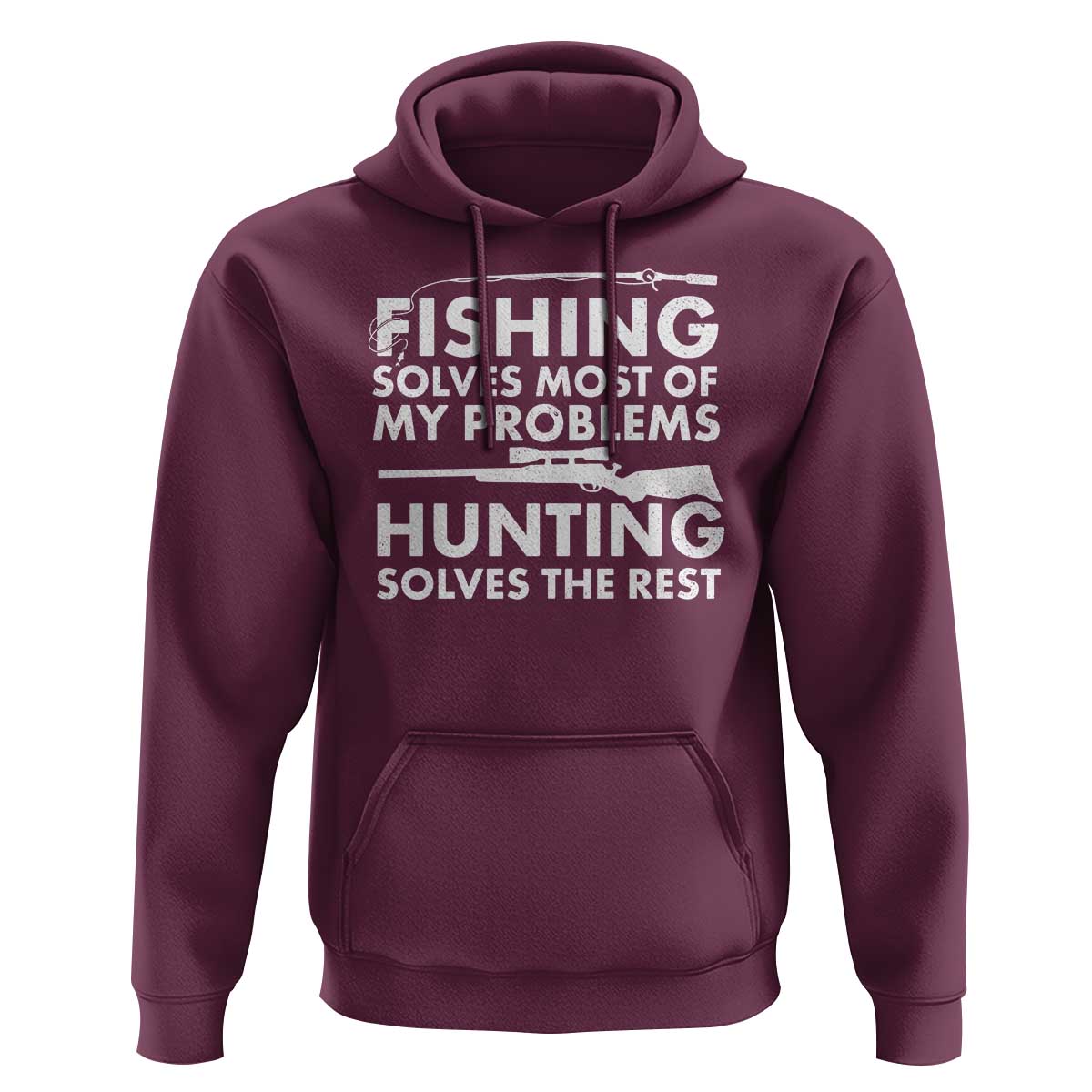Funny Hunter Hoodie Fishing And Hunting Father's Day - Wonder Print Shop