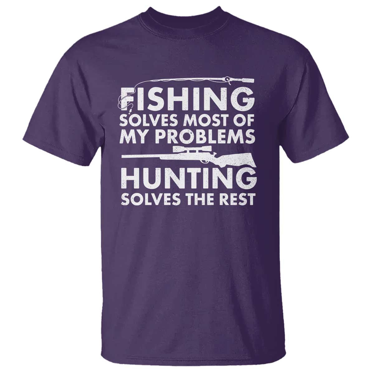 Funny Hunter T Shirt Fishing And Hunting Father's Day - Wonder Print Shop