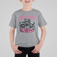 Funny Trash The Patriarchy T Shirt For Kid Feral Feminist Racoon - Wonder Print Shop