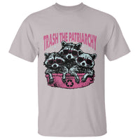 Funny Trash The Patriarchy T Shirt Feral Feminist Racoon - Wonder Print Shop