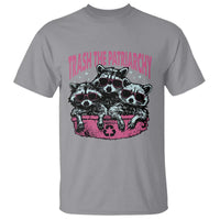 Funny Trash The Patriarchy T Shirt Feral Feminist Racoon - Wonder Print Shop