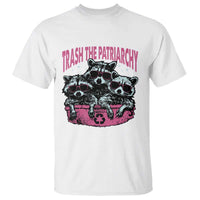 Funny Trash The Patriarchy T Shirt Feral Feminist Racoon - Wonder Print Shop