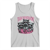 Funny Trash The Patriarchy Tank Top Feral Feminist Racoon - Wonder Print Shop