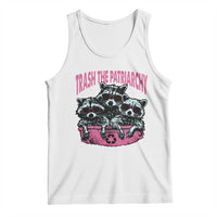 Funny Trash The Patriarchy Tank Top Feral Feminist Racoon - Wonder Print Shop