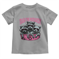 Funny Trash The Patriarchy Toddler T Shirt Feral Feminist Racoon - Wonder Print Shop