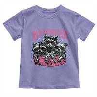 Funny Trash The Patriarchy Toddler T Shirt Feral Feminist Racoon - Wonder Print Shop