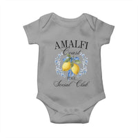 Amalfi Italy Coast Social Club Baby Onesie Coquette Bow Lemon Travel - Wonder Print Shop