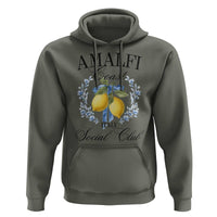 Amalfi Italy Coast Social Club Hoodie Coquette Bow Lemon Travel - Wonder Print Shop