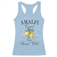 Amalfi Italy Coast Social Club Racerback Tank Top Coquette Bow Lemon Travel - Wonder Print Shop