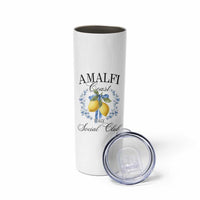 Amalfi Italy Coast Social Club Skinny Tumbler Coquette Bow Lemon Travel - Wonder Print Shop
