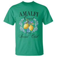 Amalfi Italy Coast Social Club T Shirt Coquette Bow Lemon Travel - Wonder Print Shop